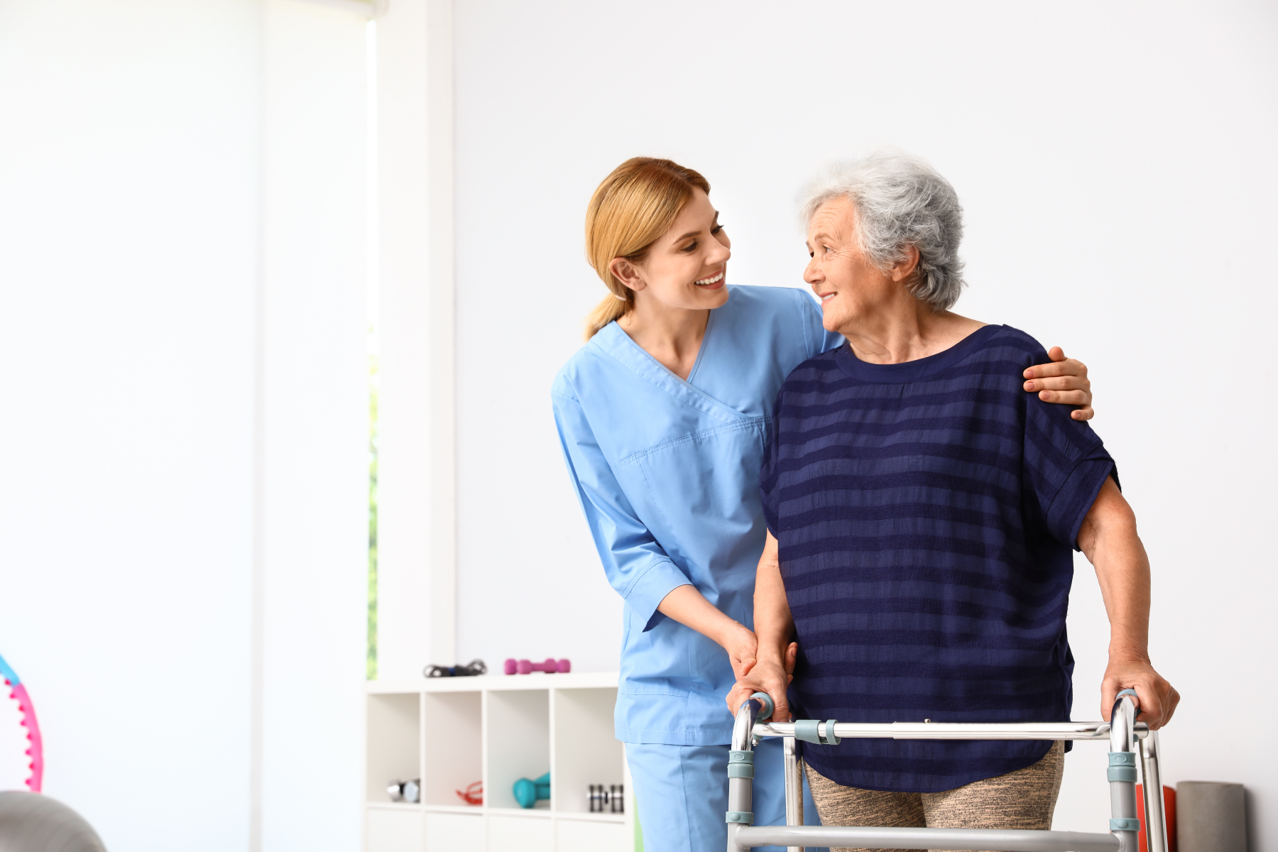 nurse-with-walking-patient_295139493